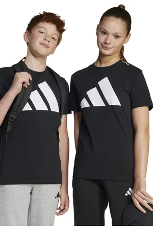 adidas Dětské bavlněné tričko barva, s potiskem, JC9660