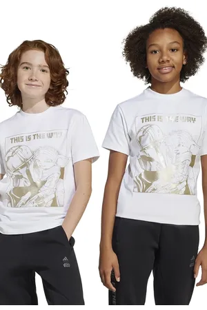 adidas Dětské tričko x Star Wars barva, s potiskem, JF3637