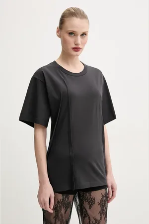 Maison Margiela Bavlněné tričko barva, S52GC0328