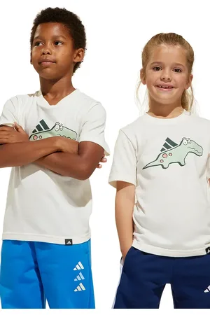 adidas Dětské bavlněné tričko barva, s potiskem, JD3437