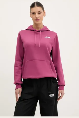 The North Face Mikina Simple Dome dámská, barva, s kapucí, s potiskem, NF0A89EY6EO1