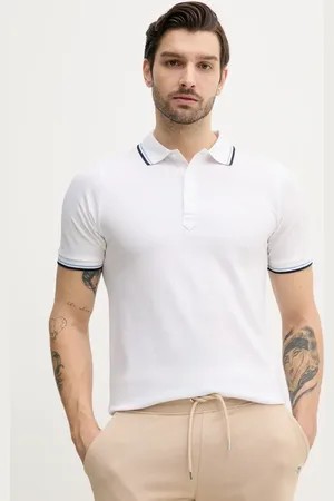 Lindbergh Bavlněné polo tričko barva, 30-404010