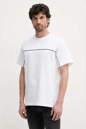 VERSACE Bavlněné tričko barva, s aplikací, 78GAH616 J0005