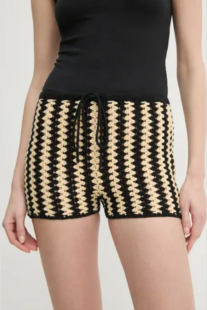 By Malene Birger Bavlněné šortky DOR dámské, barva, vzorované, high waist, 103073