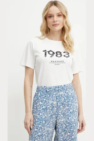 Max Mara Bavlněné tričko barva, 2515971041600