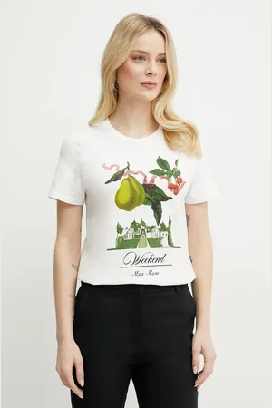 Max Mara Bavlněné tričko barva, 2515971052600