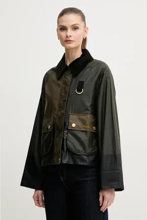 Barbour Bunda Alma dámská, barva, přechodná, LWX1465OL51