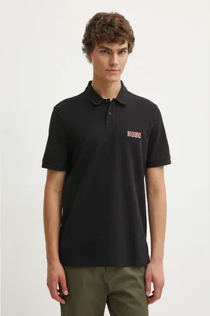 HUGO BOSS Bavlněné polo tričko barva, 50516651