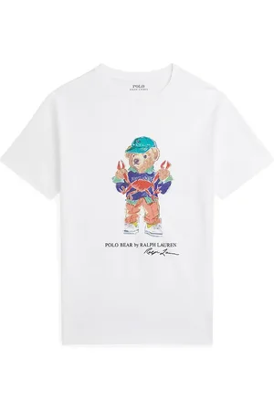 Ralph Lauren Dětské bavlněné tričko barva, s potiskem, 323973136002