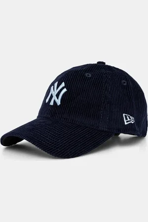 New Era Manšestrová čepice tmavomodrá barva, s aplikací, 60595366