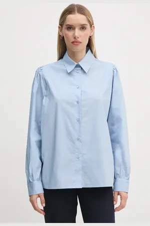 Benetton Bavlněná košile barva, regular, s klasickým límcem, 5UJFDQ09C