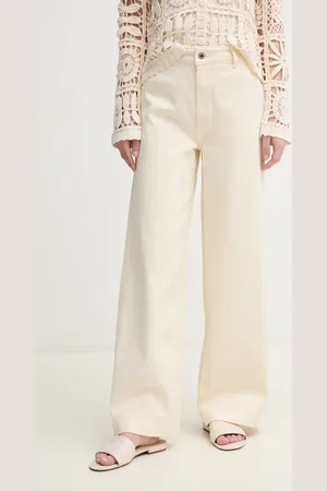 Pepe Jeans Džíny HIGH RISE WIDE CROP TANIA dámské, high waist, PL211801
