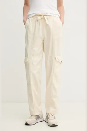 Pepe Jeans Kalhoty HADDA PANT dámské, barva, kapsáče, high waist, PL211809