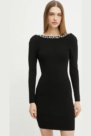 Guess Šaty LAUREN barva, mini, 5RGK79 5036Z