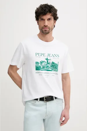 Pepe Jeans Bavlněné tričko PATCH barva, s potiskem, PM509779