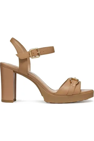Geox Kožené sandály D WALK PLEASURE 85S barva, D55B6A 000TU C5000