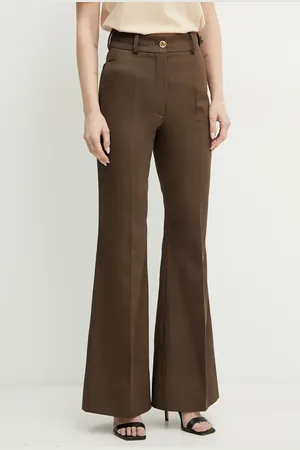 Patou Kalhoty dámské, barva, zvony, high waist, TR0420074