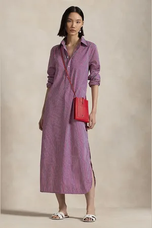 Ralph Lauren Bavlněné šaty barva, maxi, oversize, 211959914