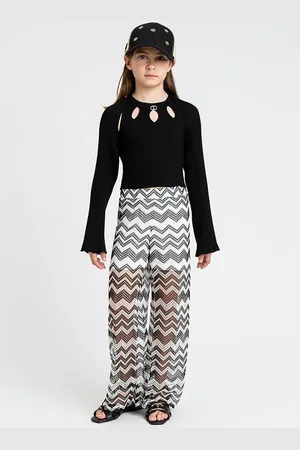 Twin-Set Dětské kalhoty barva, vzorované, 251GJ2553