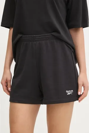 Reebok Kraťasy dámské, barva, hladké, high waist, 100221535