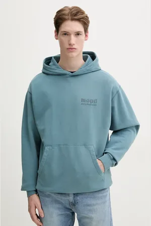 Marc O’ Polo Bavlněná mikina pánská, barva, s kapucí, hladká, 5000006248