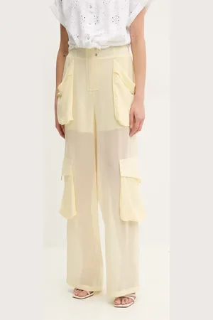 Pinko Kalhoty dámské, barva, jednoduché, high waist, 104751 A21F