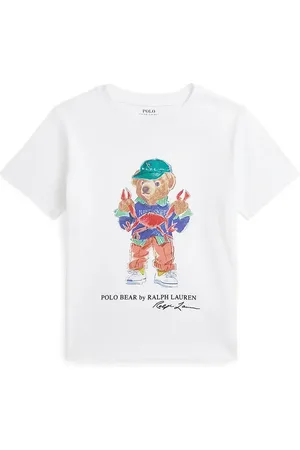 Ralph Lauren Dětské bavlněné tričko barva, s potiskem, 322973136002