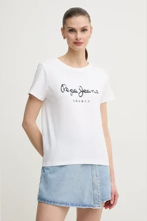Pepe Jeans Bavlněné tričko VAL barva, PL506028