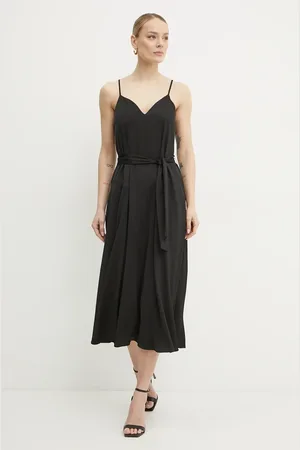 Armani Exchange Šaty barva, midi, XW000153 AF10840
