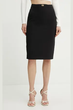 Elisabetta Franchi Sukně barva, midi, pouzdrová, GO09951E2