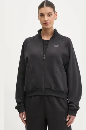 Reebok Bavlněná mikina dámská, barva, hladká, 100214104