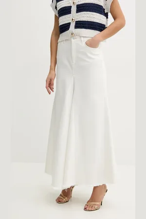 Guess Bavlněná sukně barva, midi, áčková, W5GD95 D5N92
