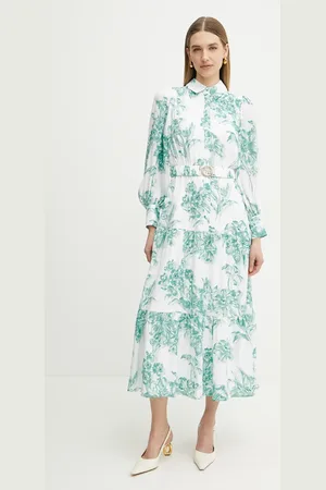 Guess Šaty MARIE barva, maxi, W5PK1C WHHC0