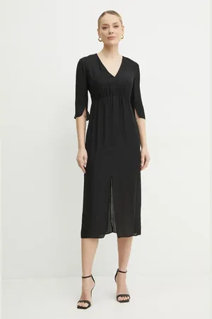 Armani Exchange Šaty barva, midi, XW000147 AF10842