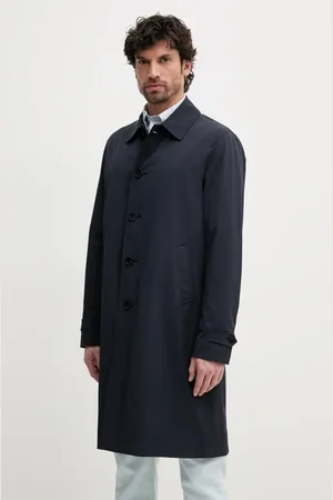 Tommy Hilfiger Kabát pánský, tmavomodrá barva, přechodný, SQTHL4031.SQTH516