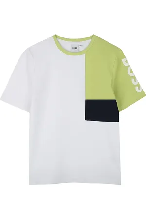 HUGO BOSS Dětské tričko barva, s potiskem, J52040
