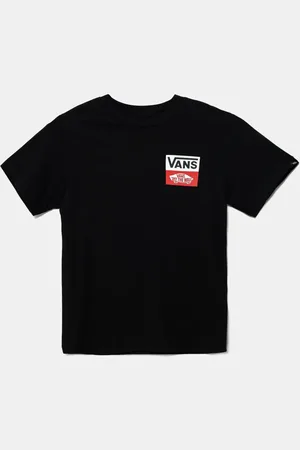 Vans Dětské bavlněné tričko OG LOGO barva, s potiskem, VN000GDGBLK1