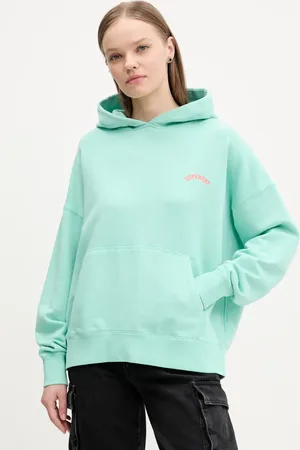 Superdry Bavlněná mikina dámská, barva, s kapucí, hladká, W2012281A-2MD