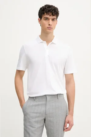 HUGO BOSS Bavlněné polo tričko barva, 50539814