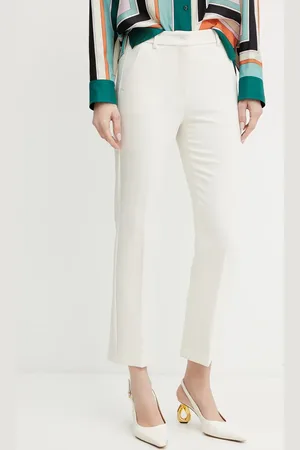 Max Mara Kalhoty dámské, barva, jednoduché, high waist, 2515131031600