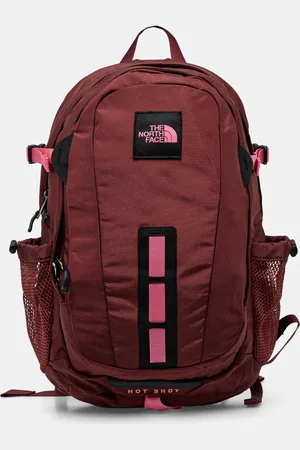 The North Face Batoh Hot Shot vínová barva, velký, hladký, NF0A3KYJBI71