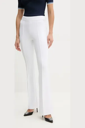 Guess Kalhoty EVELINA dámské, barva, zvony, high waist, W4YB01 KCBO2