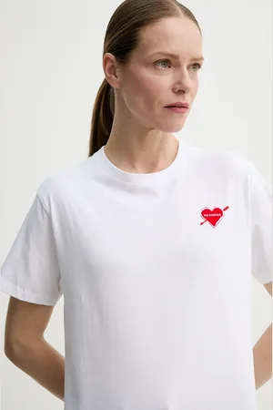 The Kooples Bavlněné tričko barva, FTSC30036K