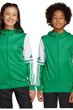 adidas Dětská mikina barva, s kapucí, vzorovaná, JP3163