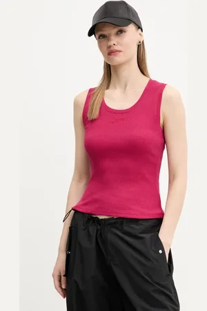 Tommy Hilfiger Bavlněný top barva, DW0DW21369