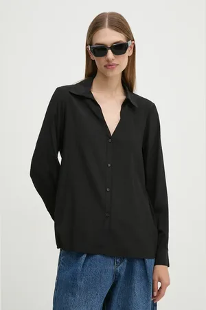 Benetton Košile dámská, barva, regular, s klasickým límcem, 59WJDQ09A