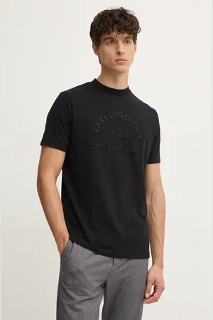 Karl Lagerfeld Tričko barva, s aplikací, 544221.755050