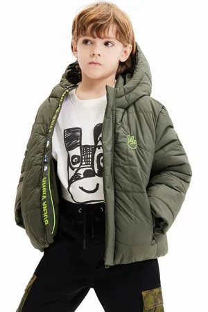 Desigual Dětská bunda tmavomodrá barva