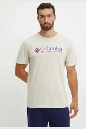 Columbia Tričko barva, s potiskem