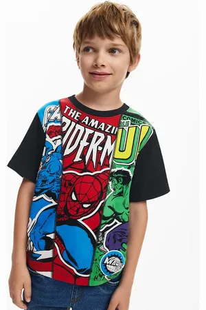 Desigual Dětské bavlněné tričko x Marvel barva, 25SBTK06